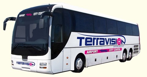 Terravision compagnie de bus Europe aéroport